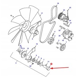 71430575 įtempiklio volelis