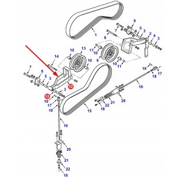 71403724 įtempiklio svirtis