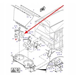 71397171 pelų barstymo plokštė