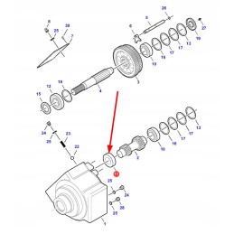 71392895 kūginis ritininis guolis 3321
