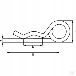 Cl2dkr dvigubas beta kaištis 2 mm 50 vnt