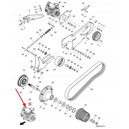 7107642m1 agco hidraulinės alyvos filtras