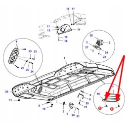 7062351m1 salono filtro rėmo tvirtinimas