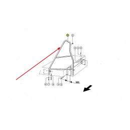 664353 3 kabinos platformos turėklai