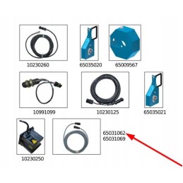 65031062 radaro greičio jutiklio kabelis l 5 m