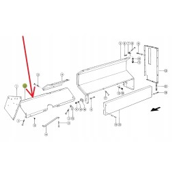 648912 0 pavaros dangtis po išleidimo vamzdžiu