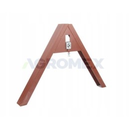 Priekinio prikabinimo trikampis stačiakampis 1 2 3 1 5t 100km