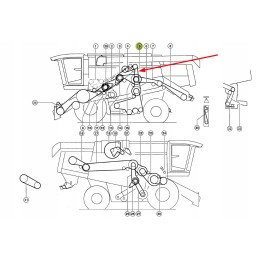 644966 0 šiaudų smulkintuvo pavaros trapecinis diržas