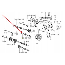 643471 0 atbulinė pavara
