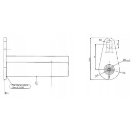 Sworzen 25x95 mm krampas