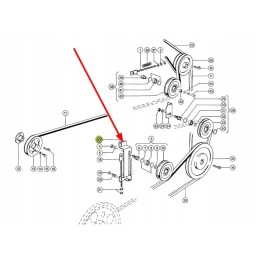 629912 0 įtempiklio tvirtinimo kronšteinas