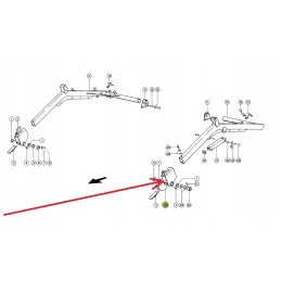 626980 0 kairioji ritės rankena