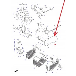 6247975m91 ventiliatoriaus gaubtas