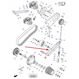 6247459m91 įtempiklio laikiklis