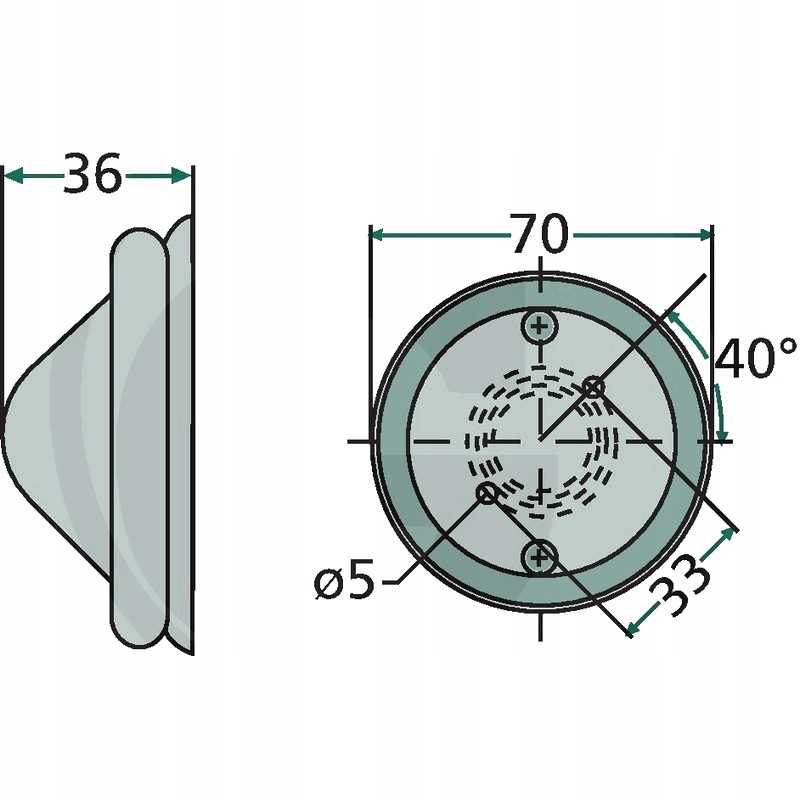 Hella gabaritinis žibintas 2pf997022011