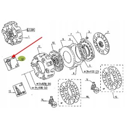 6005008408 sankabos slėgio skirtukų komplektas 3 vnt