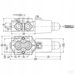 Vožtuvas 6 2 krypčių bg 08 1