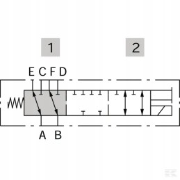 Vožtuvas 6 2 krypčių bg 08 1