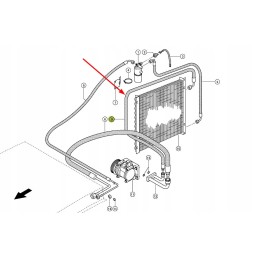 546611 0 oro kondicionieriaus grįžtamasis vamzdis
