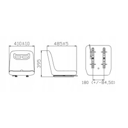 Traktoriaus TS15000GP Baras operatoriaus sėdynė