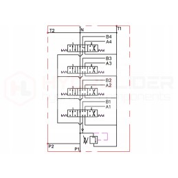 Skirstytuvas hydr 4s 120l 3xa1d1 badestnost