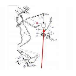 4384134m1 hidraulinis bakas