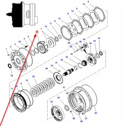 4358001m1 sankabos krepšelio korpusas