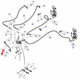 4354198m1 metalinė hidraulinė žarna