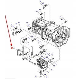 4304416m91 pavarų dėžės alyvos vamzdis