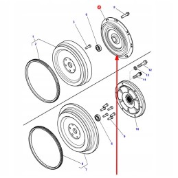 4301337m1 sukimo vibracijos slopintuvas