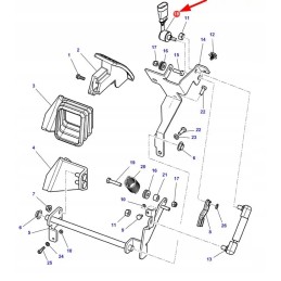 4297666m1 potenciometras, pėdos dujų kampo jutiklis