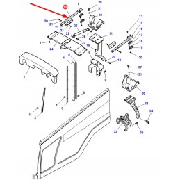 4294260m1 dešiniojo variklio dangčio atrama