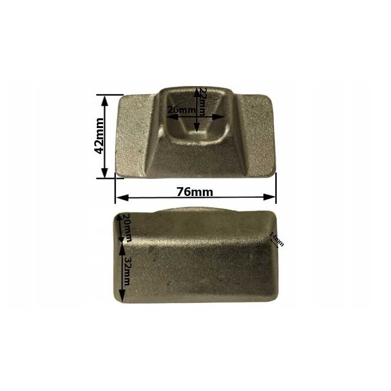 Dviejų ratų jungties suvirinimo elementas