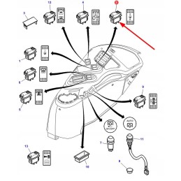 4290444m2 konsolinis jungiklis