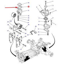 4288240m1 guminė poveržlė kabinos pakabai