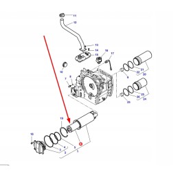 4285174m1 hidraulinės alyvos filtro įdėklas