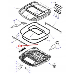 4284948m91 stogo apdailos juosta