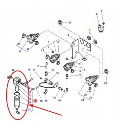 4275814m91 pneumatinės sistemos filtras