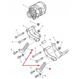 4274255m1 generatoriaus įtempiklis