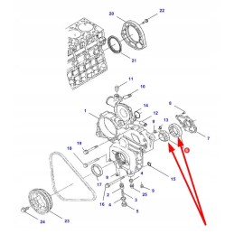 4241519m1 hidraulinio siurblio sparnuotė