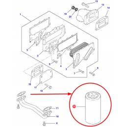 4226293m1 agco variklio alyvos filtras
