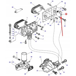 4225087m1 metalinis-guminis alyvos vamzdis