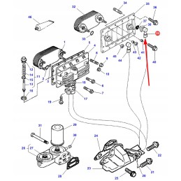 4225087m1 metalinis-guminis alyvos vamzdis