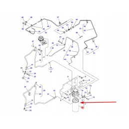 Massey Ferguson kuro filtras 4224701m2 originalus