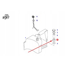 Srieginis įdėklas kištukui mf 411201060900 originalus