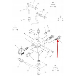 40196334 hidraulinės sistemos vožtuvas