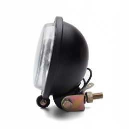 Apvalus metalinis darbinis šviestuvas su H3 lempute