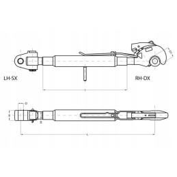 3pgcgh3240 viršutinė juosta su kabliu