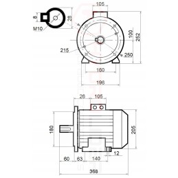 Siurblys 9l variklis 380v 3kw 19mpa hidrolideris