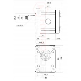 Siurblys 9l variklis 380v 3kw 19mpa hidrolideris